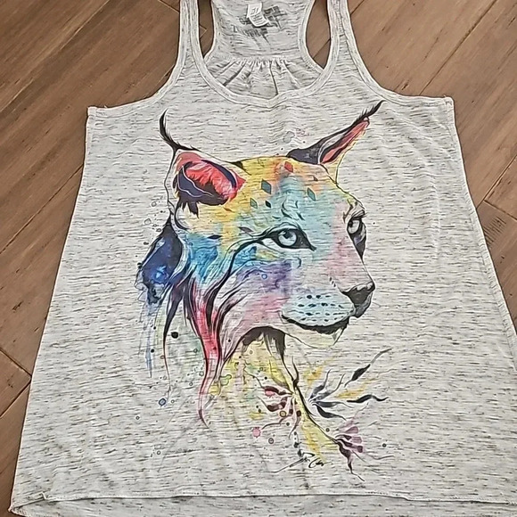 Watercolor kitty tank - Picture 2 of 2